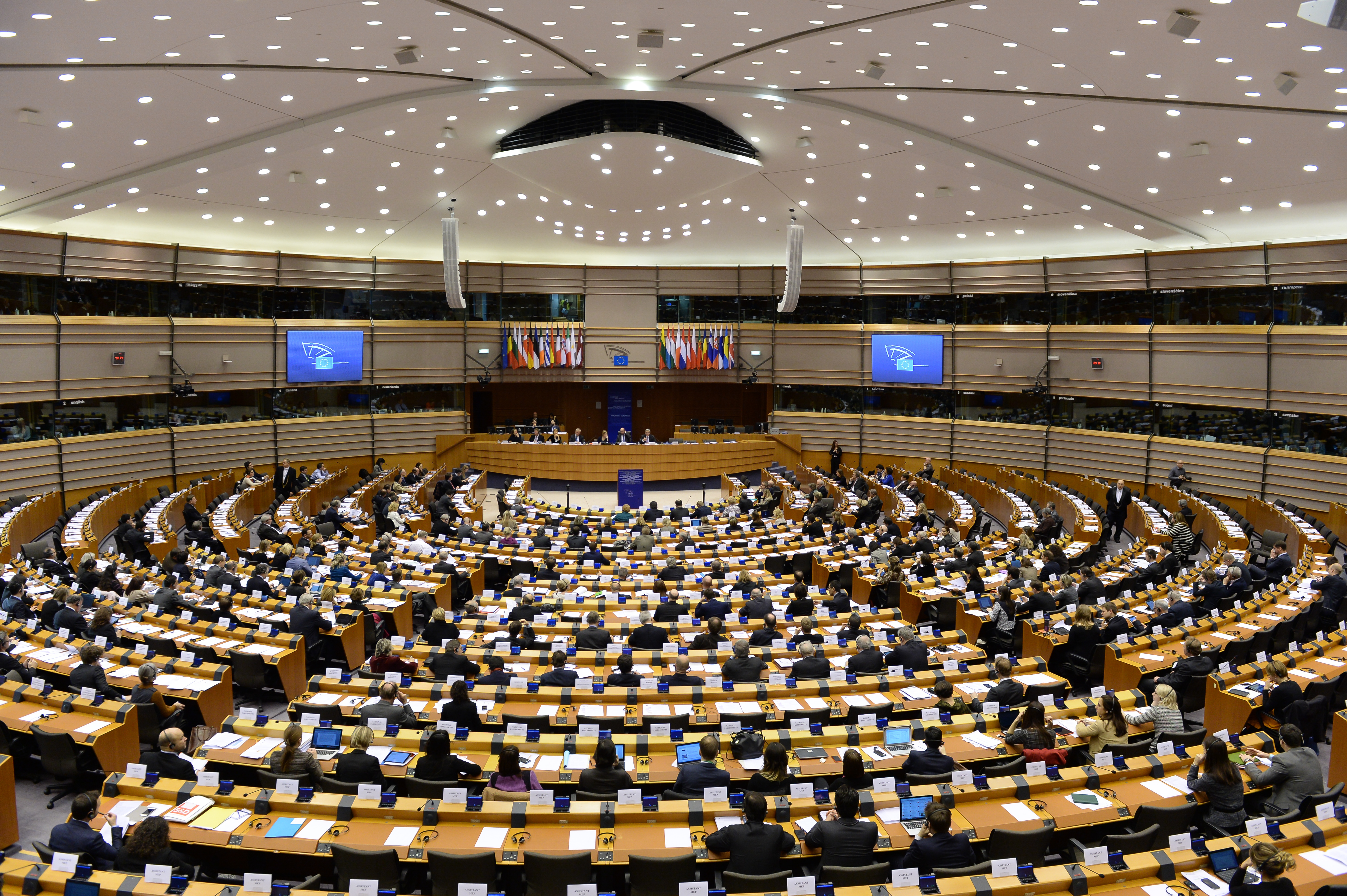 General view of the European Parliament hemicycle in Brussels Energy Post