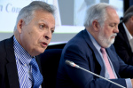 Dominique Ristori, Director-General and Dominique Ristori, on the left, and Miguel Arias Cañete, Commissioner: at the start of complex process (photo Europe by Satellite)