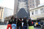 "End coal" action in South Africa in 2013 (photo Greenpeace SA)