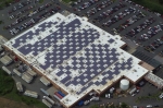 Solar panels on Caguas Puerto Rico Walmart (photo Walmart)