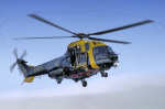 BP rescue and search helicopter stationed in North Sea (photo Bryan Burke 2008)