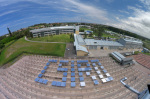 SOLAR PANELS SPELLING OUT CSIRO Solar panels rotated to spell out CSIRO at the CSIRO Energy Centre, Newcastle (Australia)