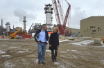 Minister of Energy Diana McQueen and MP Mike Lake tour the Quest CCS facility at Shell's Scotford plant near Fort Saskatchewan on April 17, 2014 (photo Govt of Alberta)