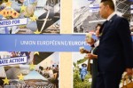 EU poster at Paris Climate conference Dec 2015 (photo Europe by Satellite)