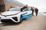 testing a hydrogen car (photo NREL March 2016)