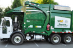 natural gas powered garbage truck (photo Jeff Youngstrom)